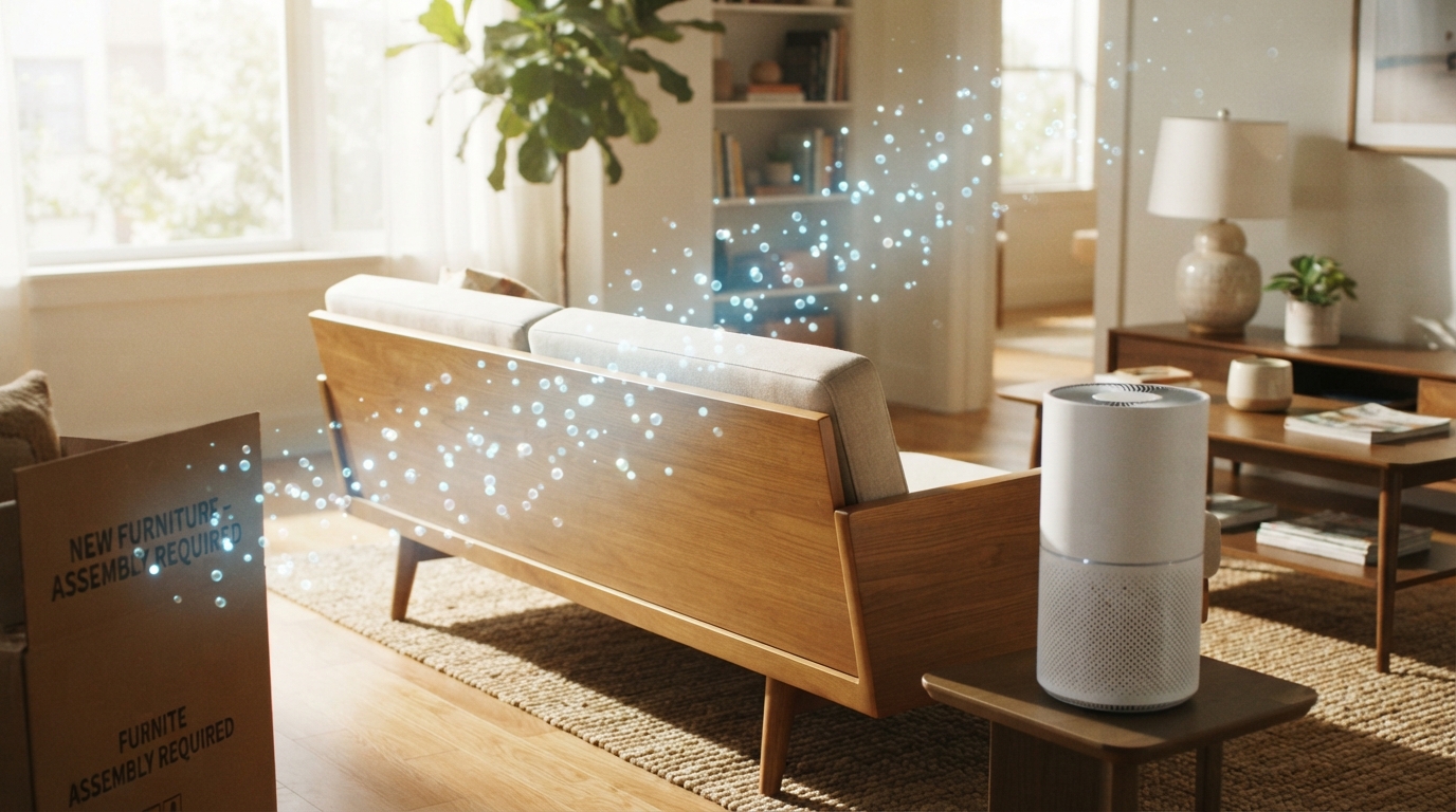 Air Purifiers & VOCs: That 'New Furniture Smell' Might Be Something Your Air Filter Can't Catch