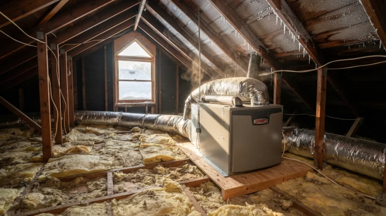 Attic Insulation & HVAC: Why Upgrading Your Furnace Before Your Attic Is Basically Throwing Money Into the Roof