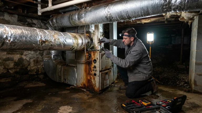 Basements & Crawlspaces: The Coldest, Dampest Room in Your House Might Be Sabotaging Your Whole HVAC System