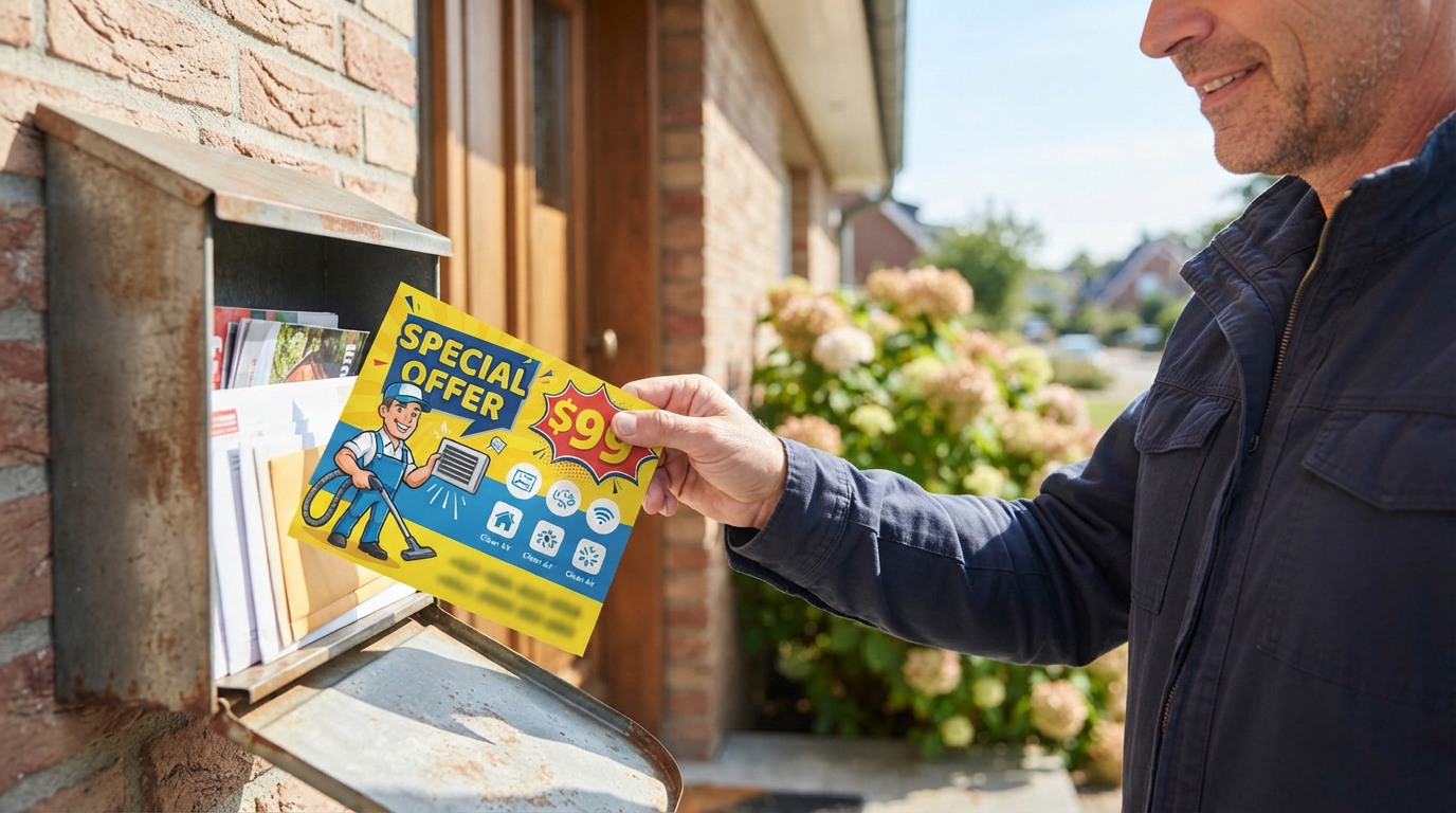 Duct Cleaning Scams: That "$99 Duct Cleaning" Postcard in Your Mailbox Is Probably a Trap