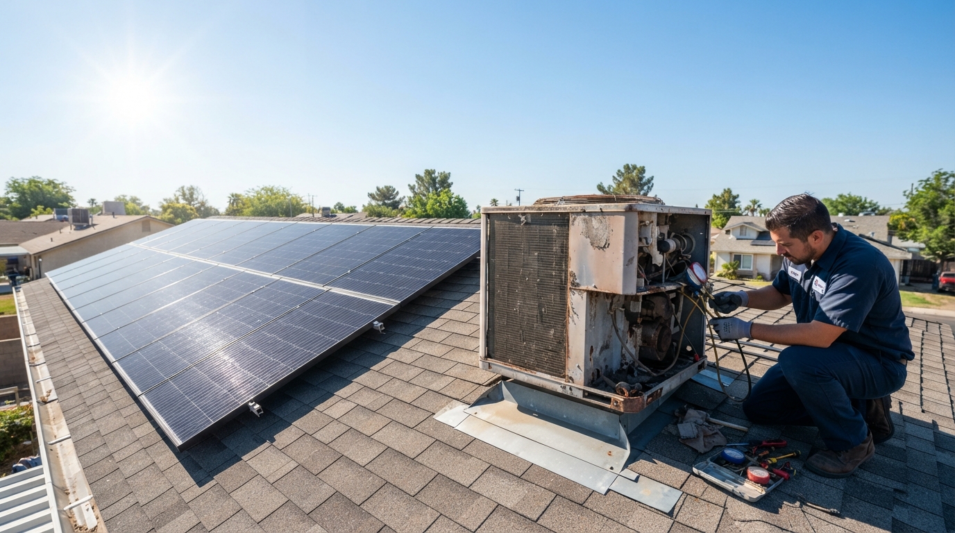 Going Solar Won't Save You Much If Your HVAC System Is Still the Problem