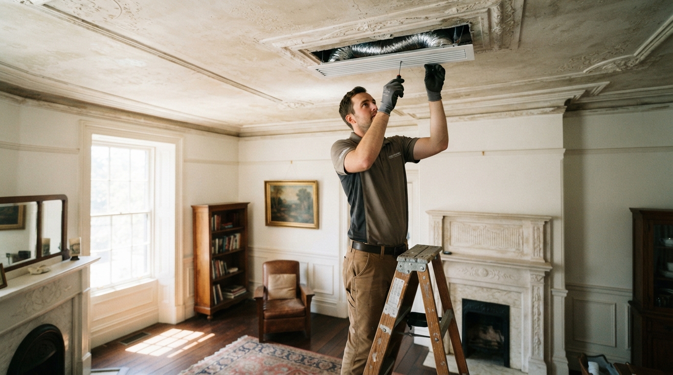 Historic Home Retrofits: How to Add Central Air to a 100-Year-Old House Without Ruining Its Charm