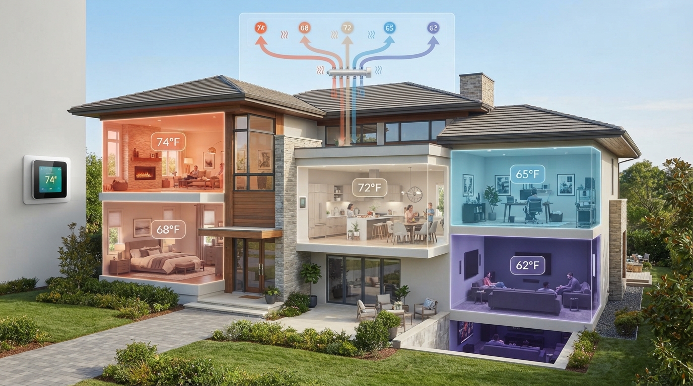 Zoning Systems: One House, Five Temperatures