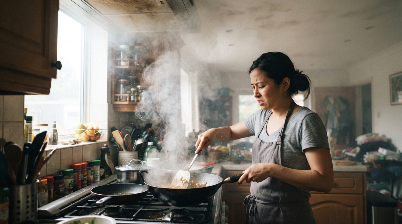 Cooking Without a Range Hood Is Doing More to Your Indoor Air Than You Realize