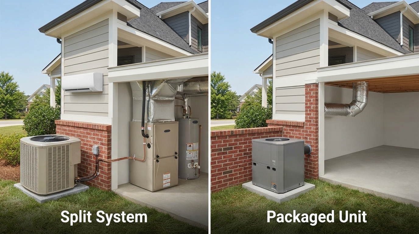 Packaged Units vs. Split Systems: The Space-Saving Option Most Homeowners Don't Know Exists
