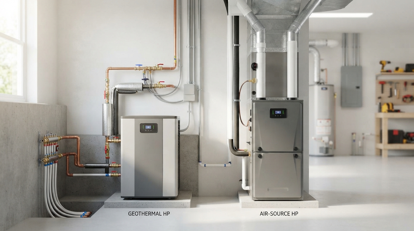 We Ran the Numbers on Geothermal vs. Heat Pumps Over 15 Years — The Payback Period Will Surprise You